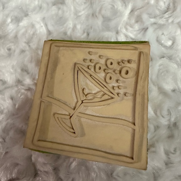 Blue Martini Glass Design stamper - Picture 3 of 3